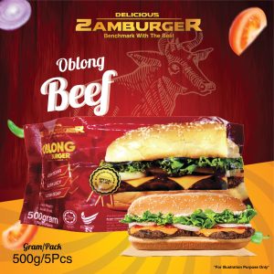 ZAMBURGER BEEF OBLONG
